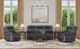 Flexsteel® Alexander Weathered Gray Power Reclining Loveseat with Power Headrest and Lumbar-2