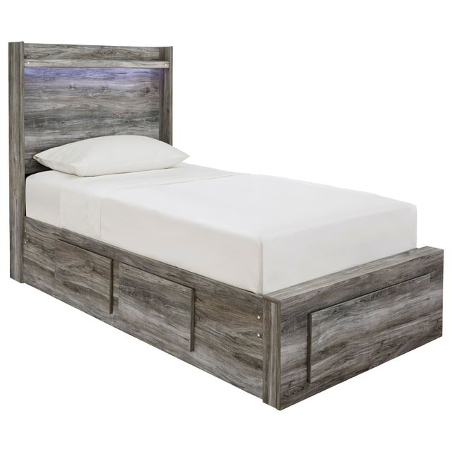 Signature Design by Ashley® Baystorm Gray Twin/Full Under Bed Storage-2