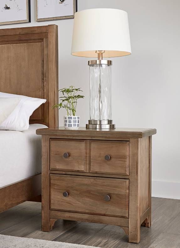 Vaughan-Bassett Cool Farmhouse Natural Nightstand-1