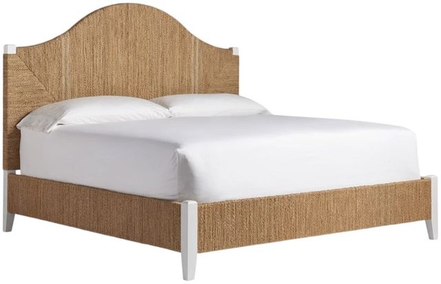 Universal Explore Home™ Escape Coastal Living Home Seabrook Sailcloth Queen Panel Bed-0
