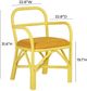 TOV Furniture Ginny Yellow Dining Chair-2