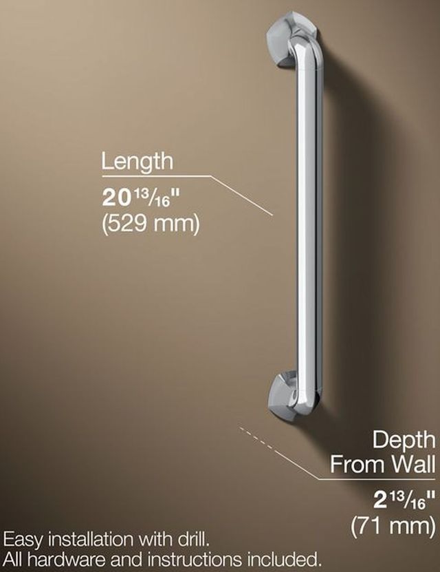 KOHLER® Occasion® Polished Chrome 18" Grab Bar-1