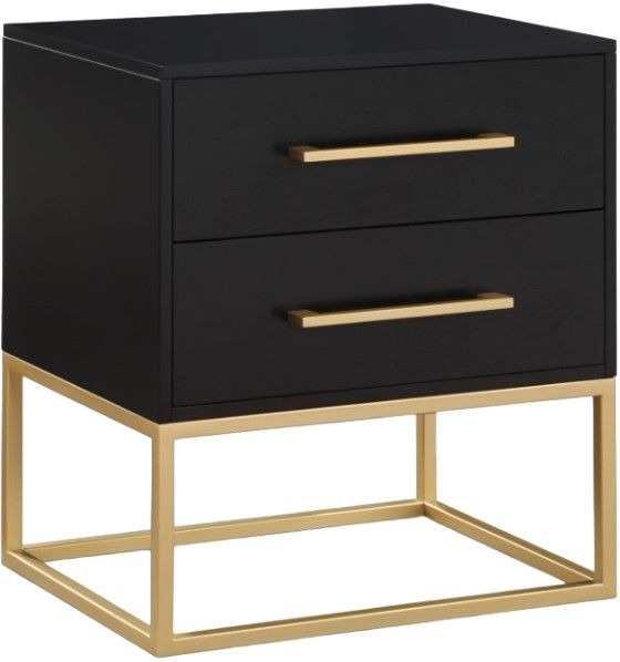 Meridian Furniture Maxine Black Nightstand-0