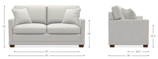 La-Z-Boy® Kennedy Wicker Full Sleeper Sofa-5