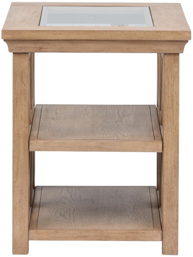 Magnussen Home® Coventry Honey Maple Rectangular Shelf End Table-2