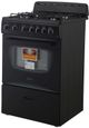Avanti® 24" Black Freestanding Gas Range-1