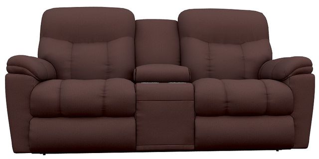 La-Z-Boy® Morrison Burgundy Power Reclining Loveseat with Console, Headrest, and Lumbar-1
