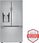 LG 23.50 Cu. Ft. Stainless Steel Counter-Depth French Door Refrigerator-1