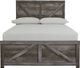 Signature Design by Ashley® Wynnlow Gray Full Crossbuck Panel Bed-4