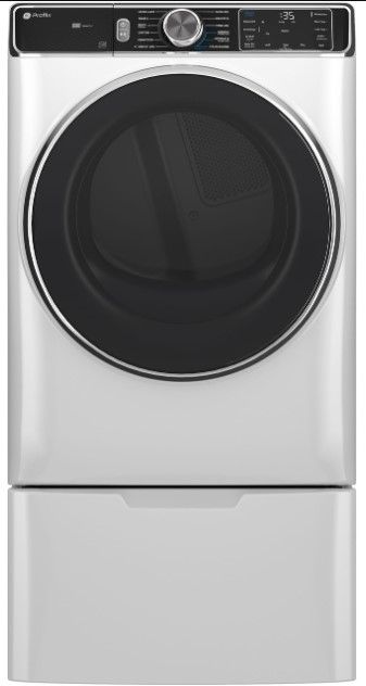 GE Profile™ 7.8 Cu. Ft White Gas Dryer-2
