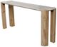 Nest Home Collections Esme Nordic Natural/Sabbia Travertine Console Table-4