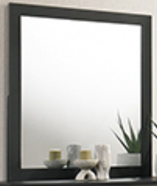 Crown Mark Nemy Black/Brown Dresser Mirror-0