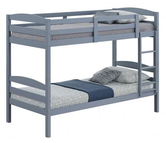 Furniture of America® Finsbury Gray Twin/Twin Bunk Bed-0
