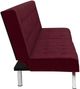 dhp furniture® Emily Burgundy Convertible Futon-4