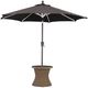 Signature Design by Ashley® Revare Beach Beige Aluminum Outdoor Round End Table-2