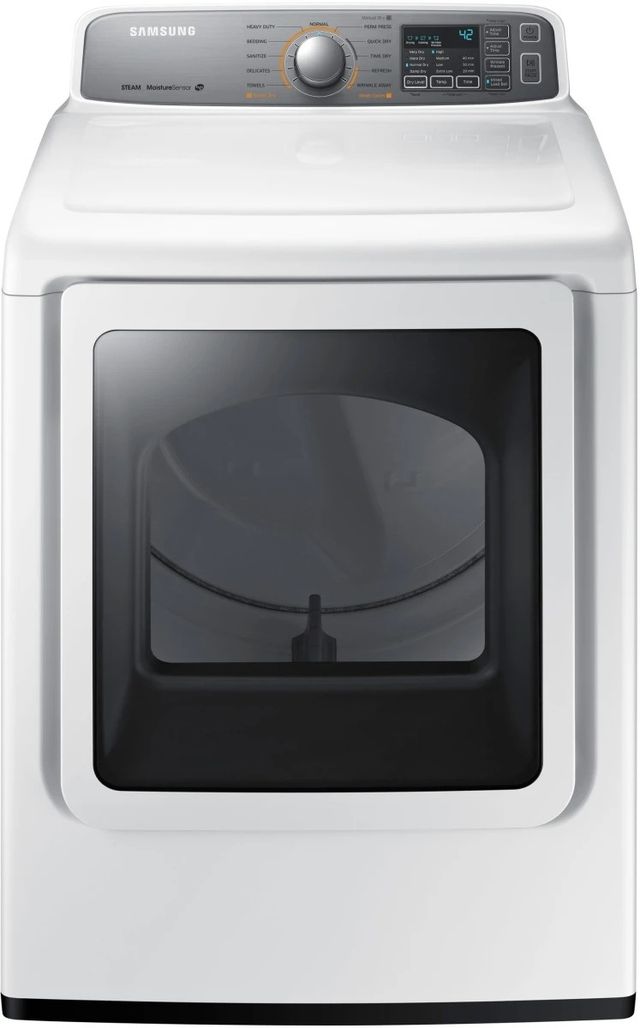 Samsung 7.4 Cu. Ft. White Electric Dryer-0
