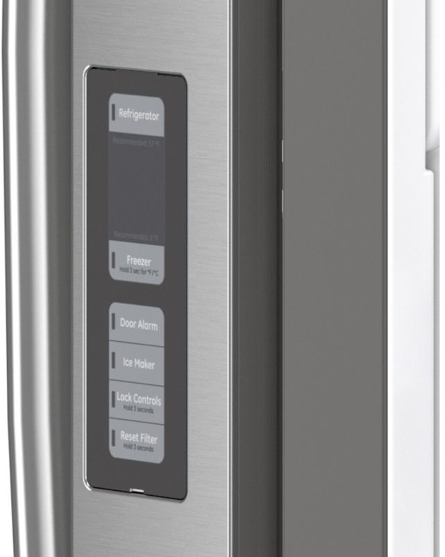 GE® 33 in. 18.6 Cu. Ft. Fingerprint Resistant Stainless Steel Counter Depth French Door Refrigerator-6