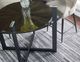 Steve Silver Co. Olson 48" Caramel Counter Height Glass Top Table-1