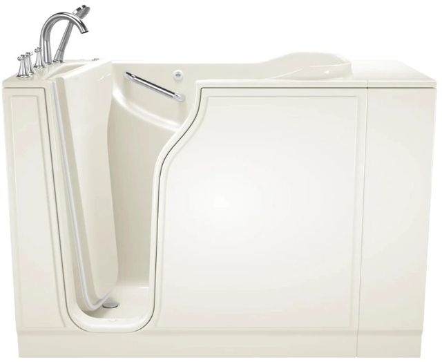 American Standard Gelcoat Linen 30” x 52” x 42" Walk-In Bathtub with Whirlpool Massage System - Left Hand Door and Drain-0