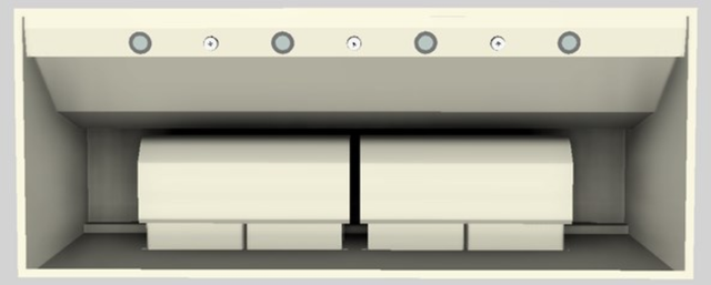 Vent-A-Hood® 60" Biscuit Wall Mounted Range Hood-3