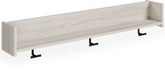 Signature Design by Ashley® Socalle Light Natural Wall Mounted Coat Rack with Shelf