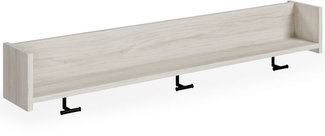 Signature Design by Ashley® Socalle Light Natural Wall Mounted Coat Rack with Shelf