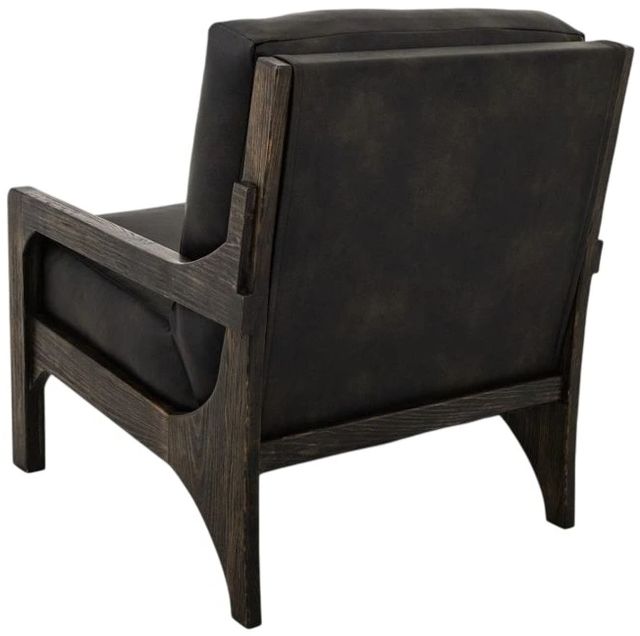 International Furniture Direct Balam Black/Stained Dark Accent Chair-4