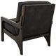 International Furniture Direct Balam Black/Stained Dark Accent Chair-4