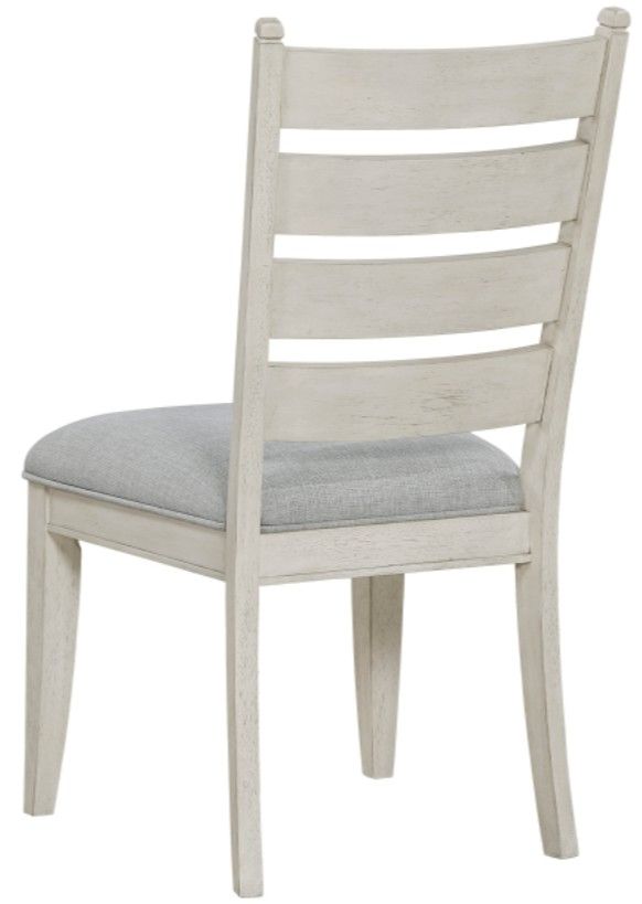 Homelegance® Wyatt Gray/Weathered White Dining Side Chair-4