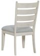 Homelegance® Wyatt Gray/Weathered White Dining Side Chair-4