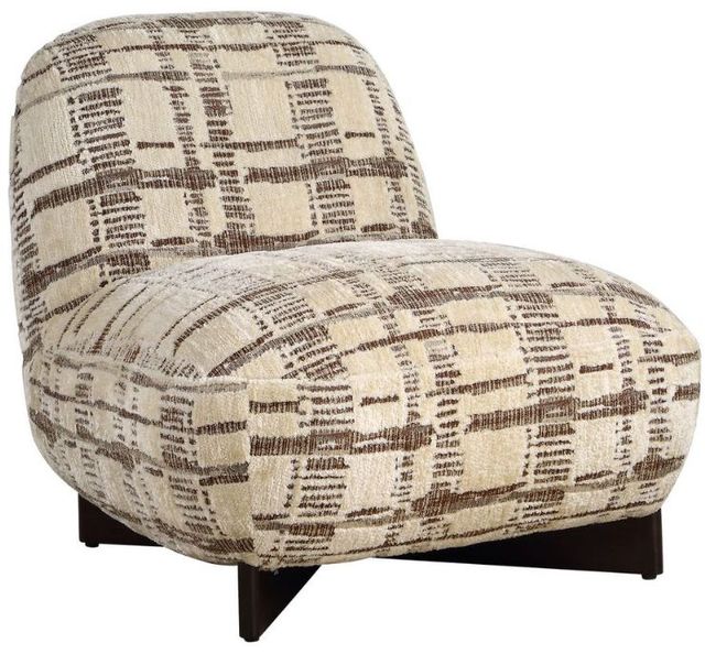 Uttermost® Evans Caramel/Mocha Modern Armless Accent Chair-0