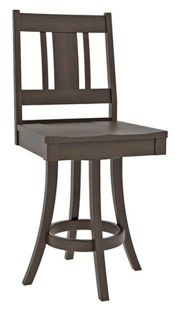 Country View Woodworking Customizable 24" Swivel Counter Chair-0
