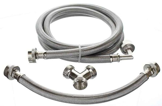Installation Kit with Washer Steel Hose and Dryer Steam Kit -- Required if Purchase Dryer with Steam-0