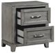 Homelegance® Garretson Gray Nightstand-3