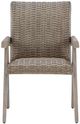 Signature Design by Ashley® Carisbo 2-Piece Beige Aluminum/Wicker Outdoor Arm Chair-3