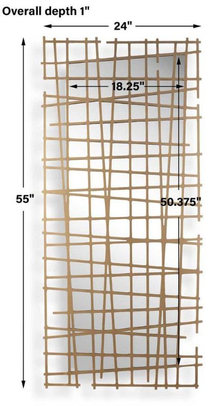 Uttermost® Golden Intersection Antique Gold Mirrored Wall Decor-2
