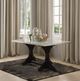 ACME Furniture Gerardo Rectangular White Marble Top Dining Table with Weathered Espresso Base-1