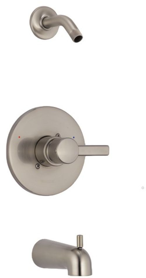 Peerless Precept® Brushed Nickel Tub and Shower Trim-0