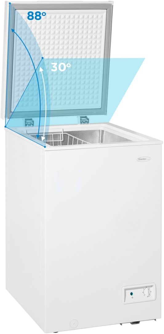 Danby® Diplomat 3.5 Cu. Ft. White Chest Freezer-3