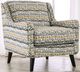 Furniture of America® Chancery Gray/Navy Accent Chair-1