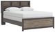 Signature Design by Ashley® Broachmyn Black/Gray Lighted Queen Bookcase Panel Bed-5