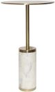 Crestview Collection Casio White/Gold Martini Table-0