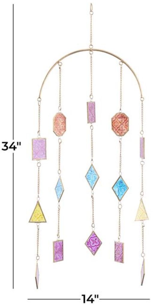 Deco Marche Multi Colored 34" Windchime-1