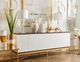 Chelsea House James Walnut/White Sideboard-2