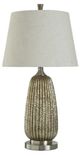 Stylecraft Gala Brushed Nickel/Metallic Gold Table Lamp-0