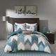 Olliix by INK+IVY Aqua Full/Queen Alpine Cotton Comforter Mini Set-0