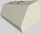 Vent-A-Hood® 54" Biscuit Wall Mounted Range Hood-3
