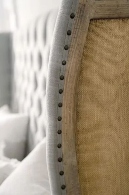 Hooker® Furniture Boheme Bon Vivant De-Constructed Antique Milk Paint/Antwerp Linen King Sleigh Bed-2