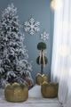 A & B Home 3-Piece Gold Outddor Planter Set-3