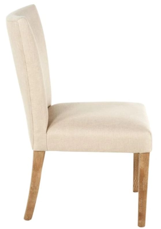 Nest Home Collections Sasha Biscuit/Gray Washed Dining Chair-2